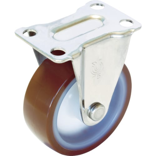 キャスターステンレス製固定車ウレタン車輪径75