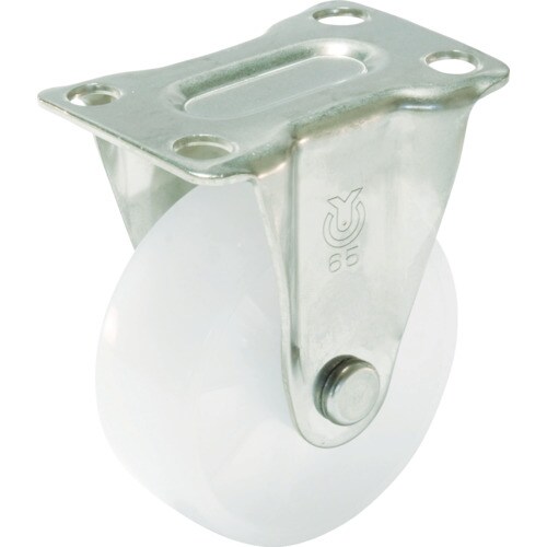 キャスターステンレス製固定車ナイロン車輪径65