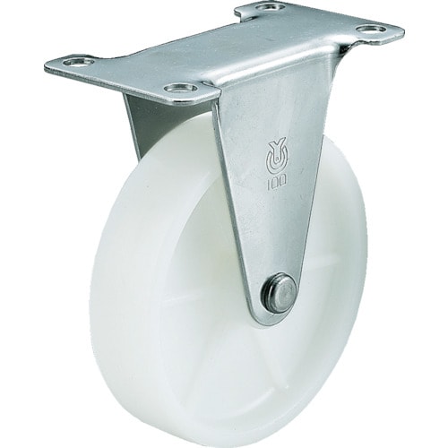 キャスターステンレス製固定車径65ナイロン車輪