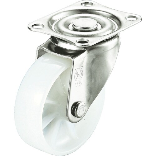 キャスターステンレス製自在車ナイロン車輪径50