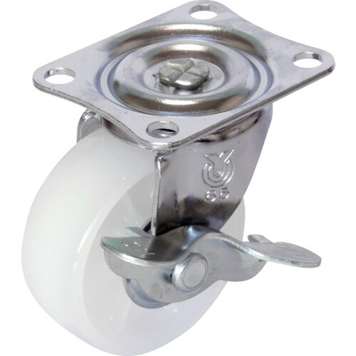 キャスターS付自在車65径ナイロン車輪