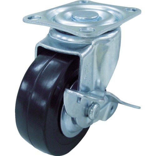 キャスターS付自在車ハードゴム車輪径65