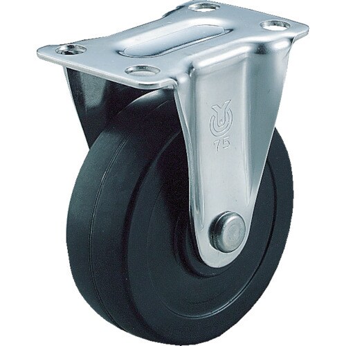 キャスター固定車ハードゴム車輪径65