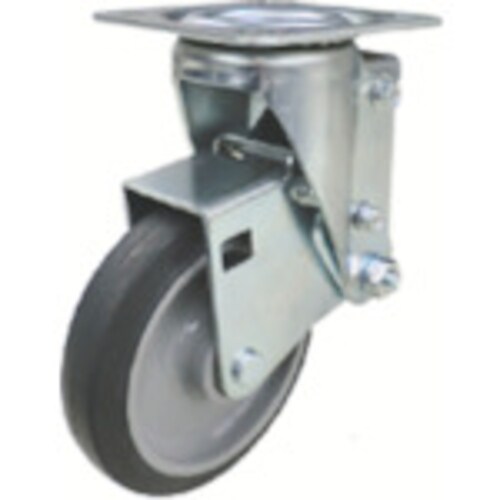 クッションキャスター125径自在車ゴム車輪