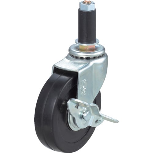 ゴムパイプ16径差込みキャスターS付自在車