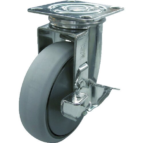 ステンレスキャスターシングルS自在車