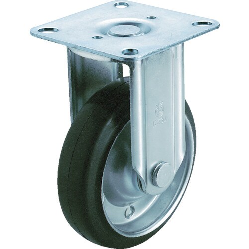 産業用キャスター固定車130径ゴム車輪