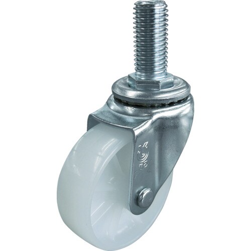 ねじ込みキャスターS付自在車100径ナイロン車輪