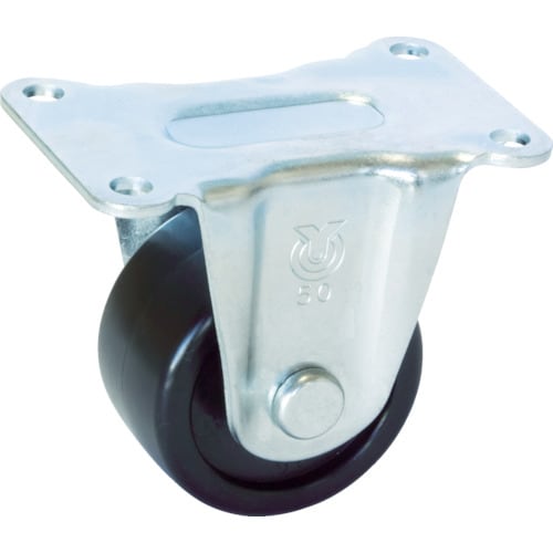 重量用キャスター固定車65径強化ナイロン車輪