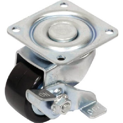 重量用キャスター自在車ストッパー付75径