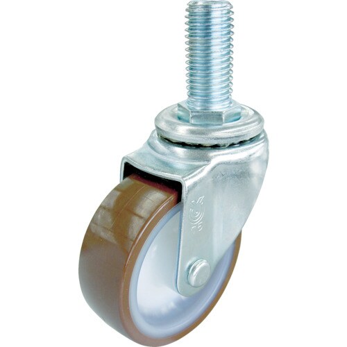 ねじ込みキャスター自在車75径ウレタン車輪