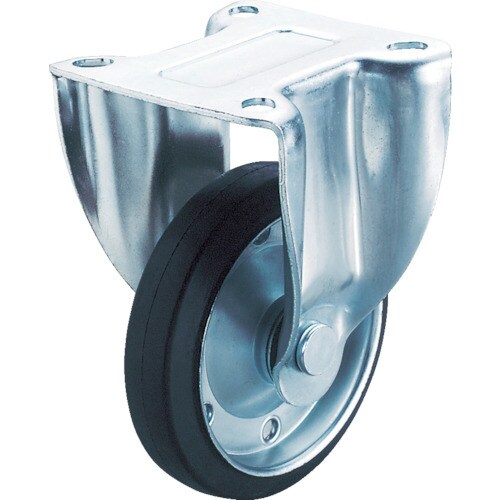 産業用キャスター固定車125径ゴム車輪