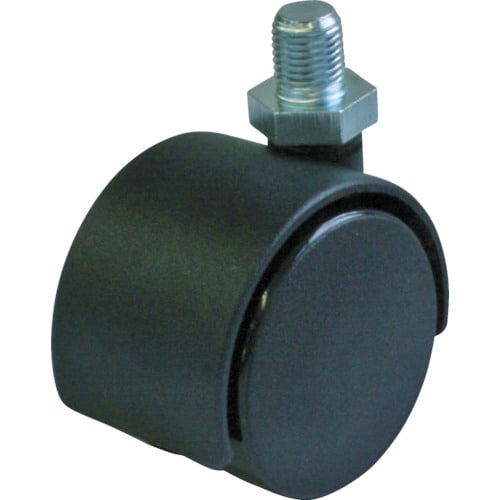 双輪キャスター自在車40径ナイロン車輪M8×15