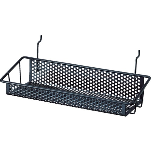 パンチングボードパーツカゴ棚黒