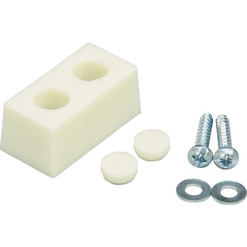 戸当りクッション角型白