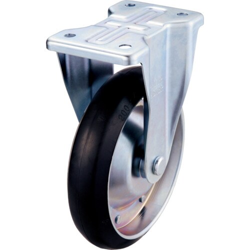 エアーキャスター(固定車)200mmゴム車