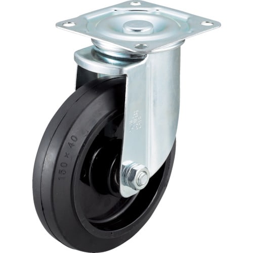 エアーキャスター(自在車)150mmゴム車