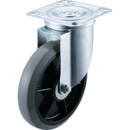 エアーキャスター(自在車)200mmウレタン車