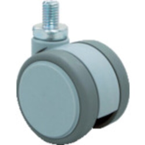 ねじ込み双輪キャスター50径自在M12x1.75