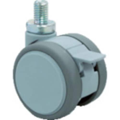 ねじ込み双輪キャスター75径自在S付M8x1.25