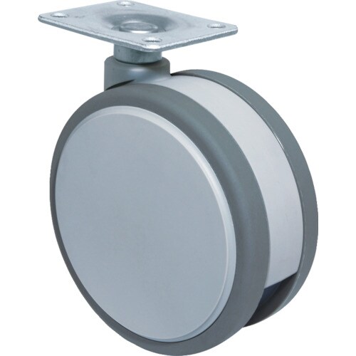 プレート式双輪キャスター F100