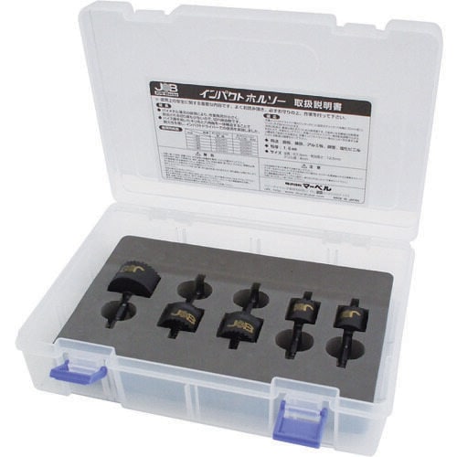 ジョブマスター インパクトホールソー 5本セット