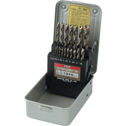 IS コバルト正宗ドリル 19本組セット