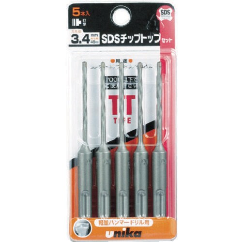 チップトップドリルセット3.4mm3本セット