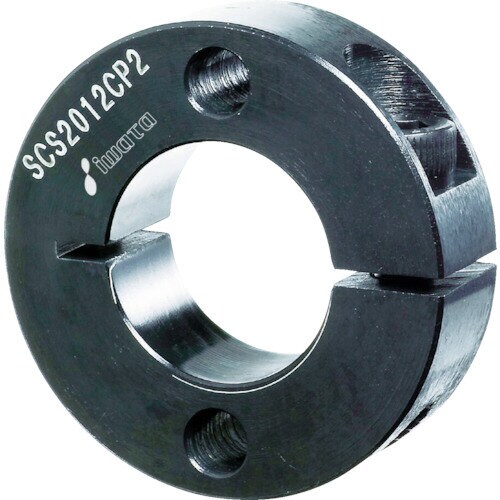 スタンダードスリットカラー 2穴付黒染め内径35