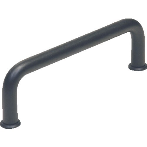 ラウンドアルミハンドル 88×41ブラック