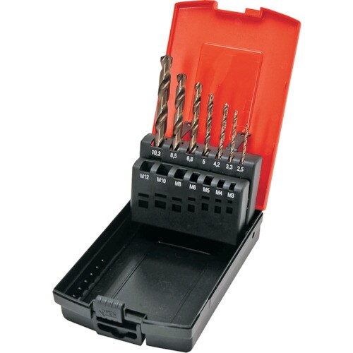 BIC TOOL 月光ドリルタップ下穴7本セット