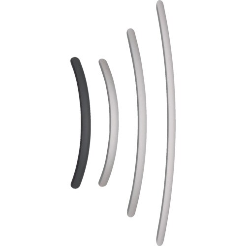 アルミ製弓形ハンドル SOR型800 シルバー