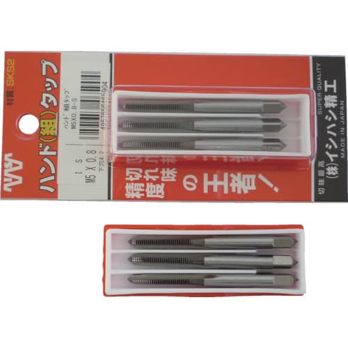 パック入ハンド組タップ M6X1.0