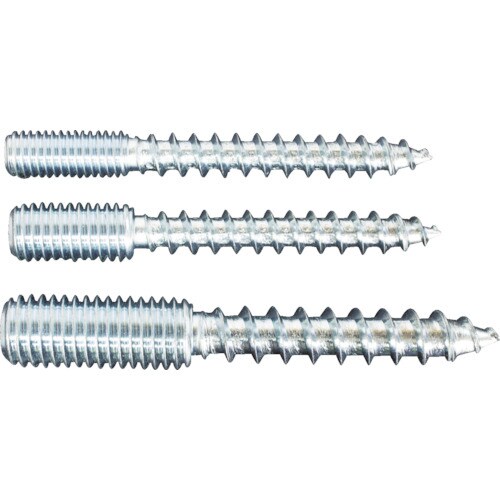 M8十字穴付スタッド木ねじ三価クロメート7X50