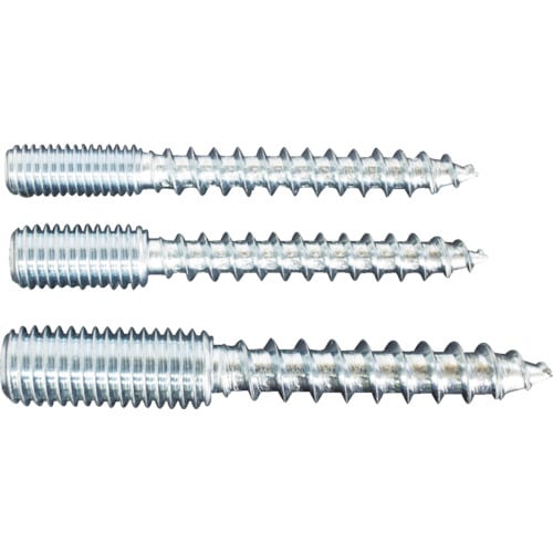 M12四角穴付スタッド木ねじ三価クロメート9X50