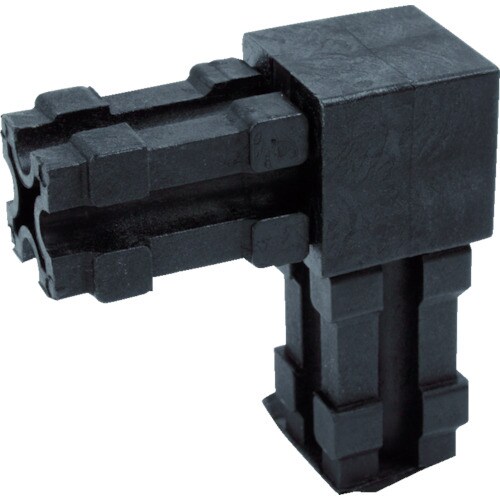 25mmアルミフレーム用ジョイント2方向穴付き