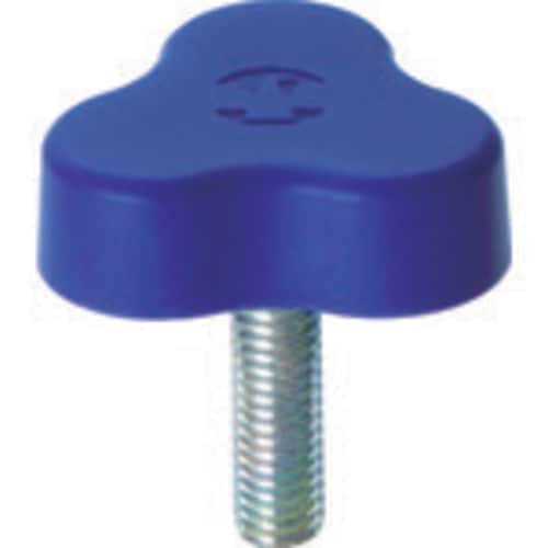 イーグルスターノブ 三平 M6×15 青