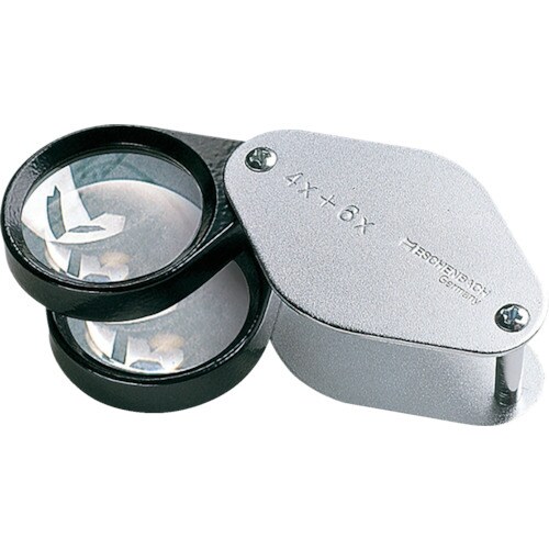 精密繰り出しルーペ 4倍+6倍