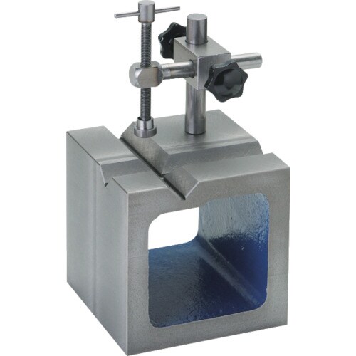 鋳鉄製V溝付桝型ブロック 125mm