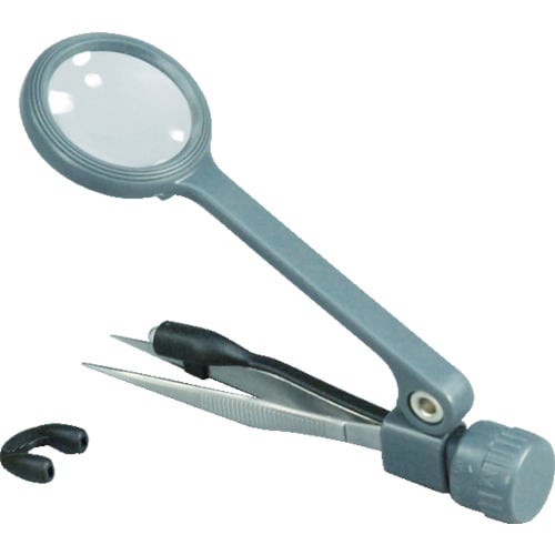 LEDライト付きルーペピンセット付き