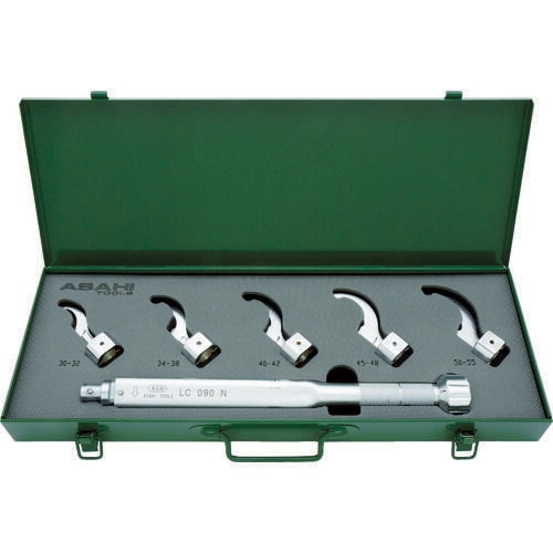 トルクレンチ引掛スパナセット LC090N付6pc
