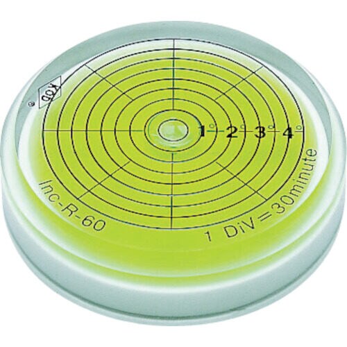 角度計付丸型アイベル水平器