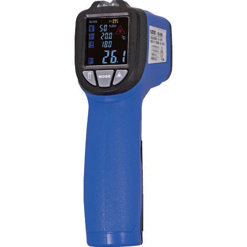 放射温度計+K熱電対+温湿度+UVライト