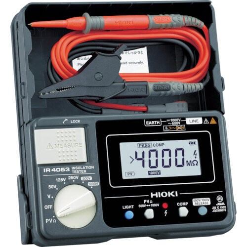 太陽光発電システム用絶縁抵抗計 IR4053−10