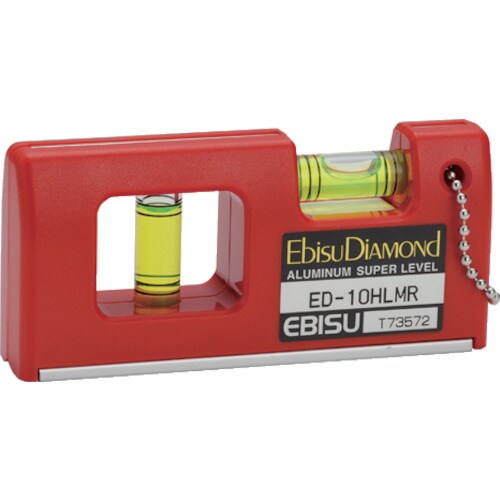 磁石付ハンディーレベルー2 レッド