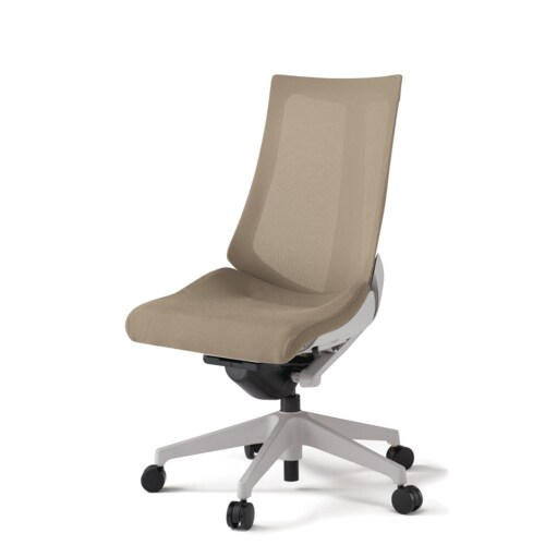 アクト肘ナシプレーンメッシュ樹脂脚Sイエロー