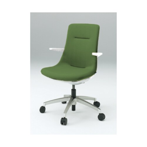 モーブホワイトベースアルミ脚Iグリーン