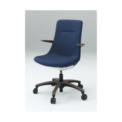 モーブブラウンベース樹脂脚ネイビーブルー