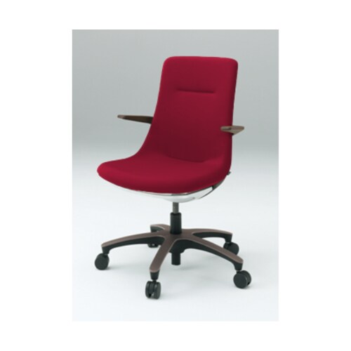 モーブブラウンベース樹脂脚Rレッド