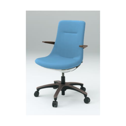 モーブブラウンベース樹脂脚Tブルー